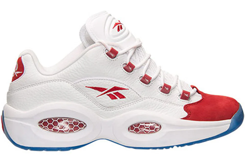 Reebok Question Low White Red Ice Men s V70252 US
