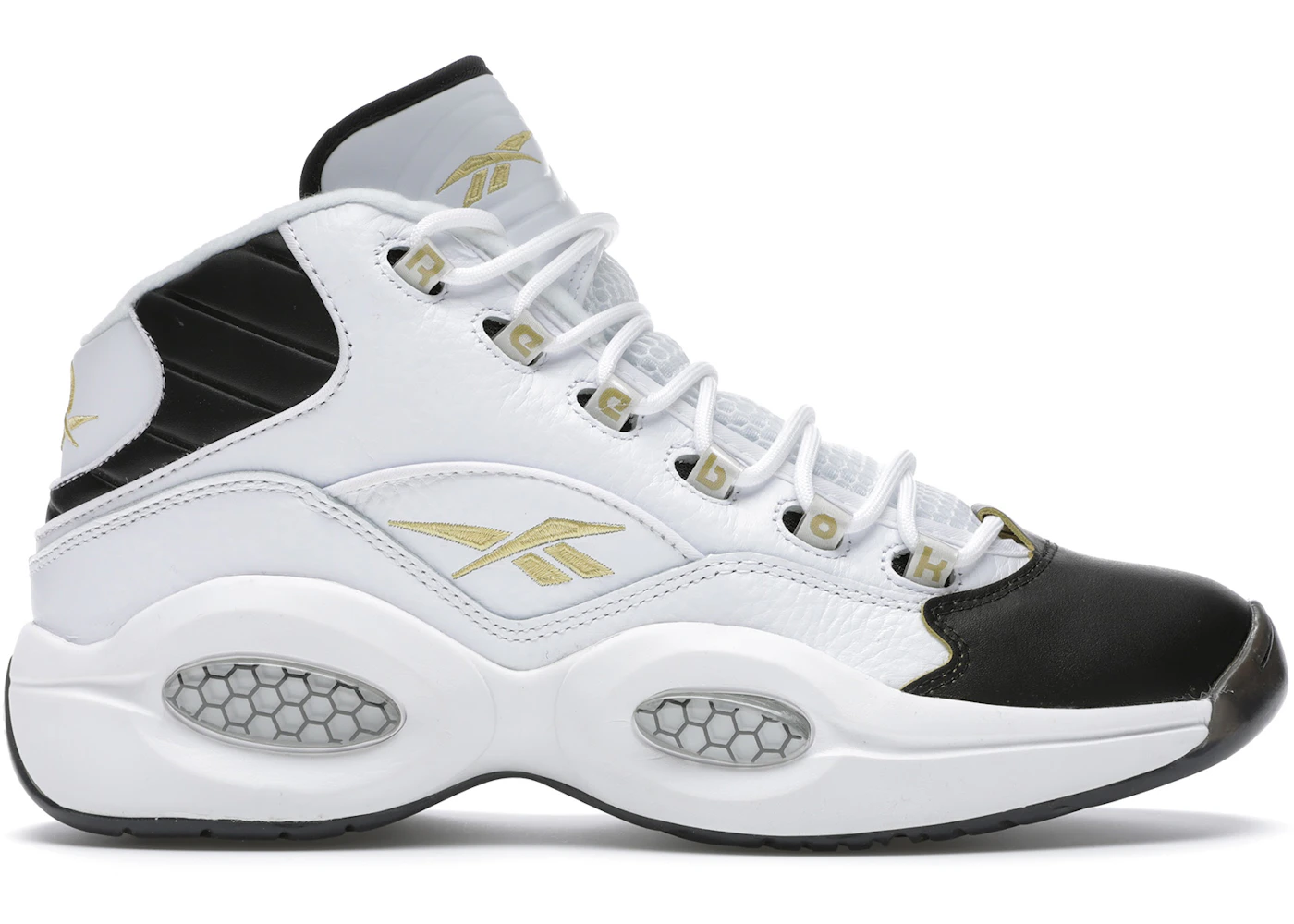 Reebok Question Mid Black Toe Men's EF7599 US