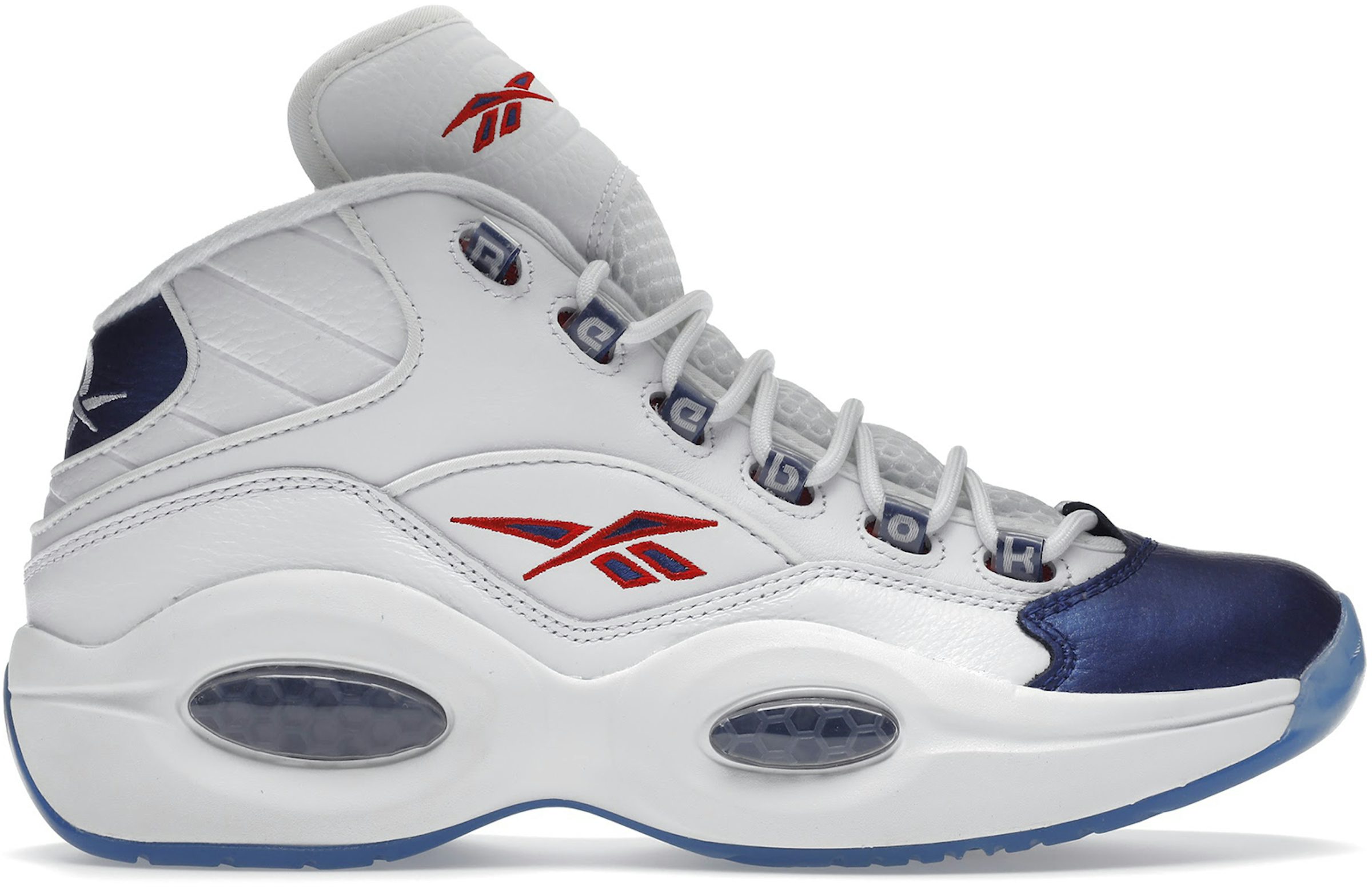 Reebok Question Mid 25 Anniversary Allen Iverson Basketball Sneakers White