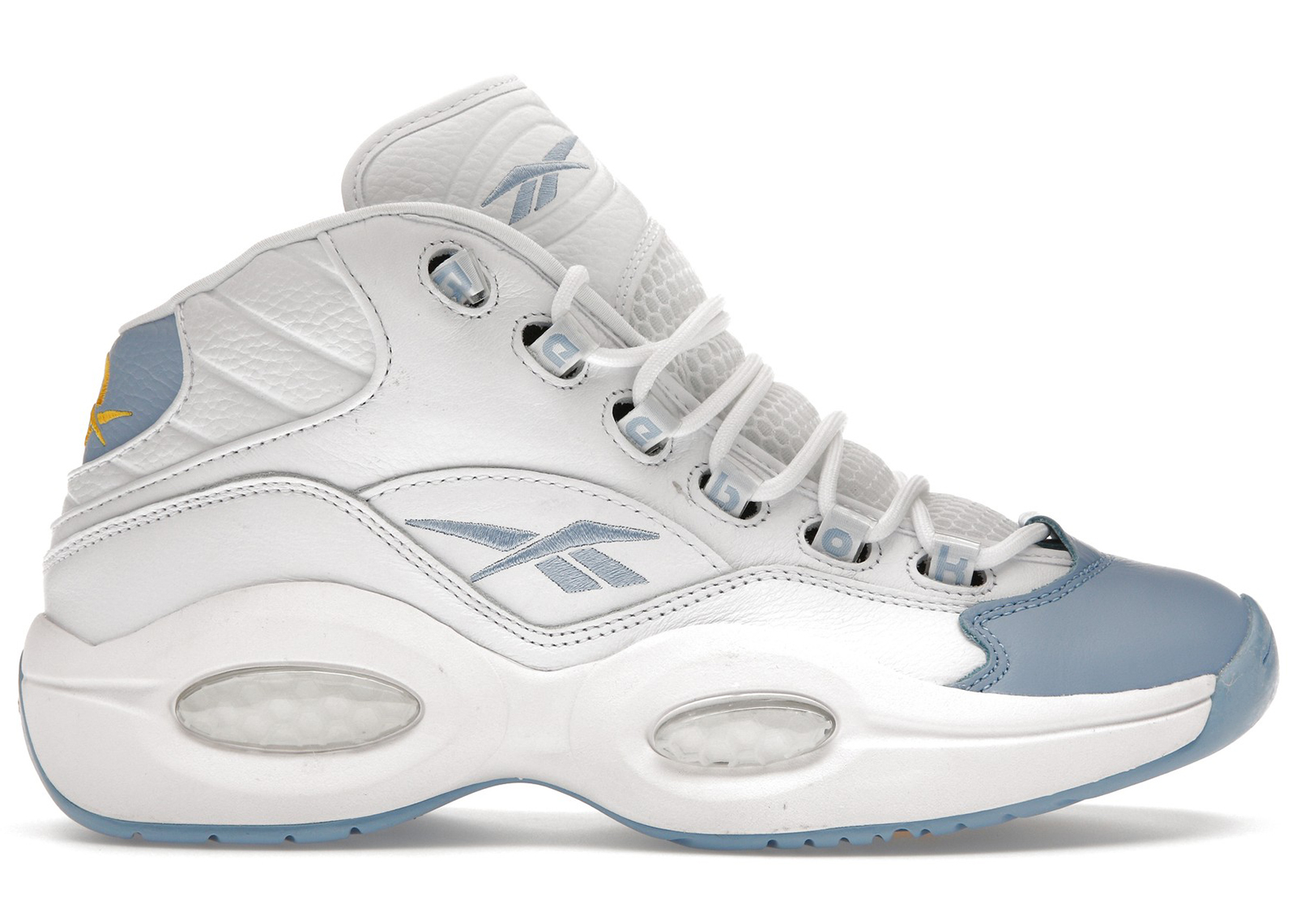 Reebok question mid store hombre plata