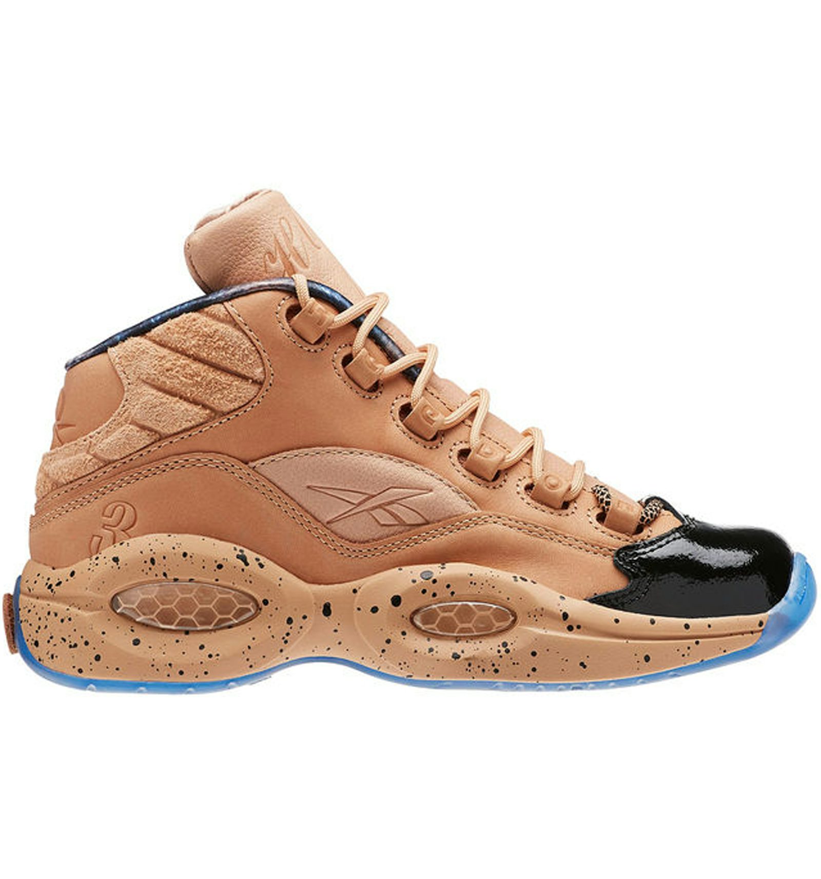 Reebok question on sale mid mujer gris