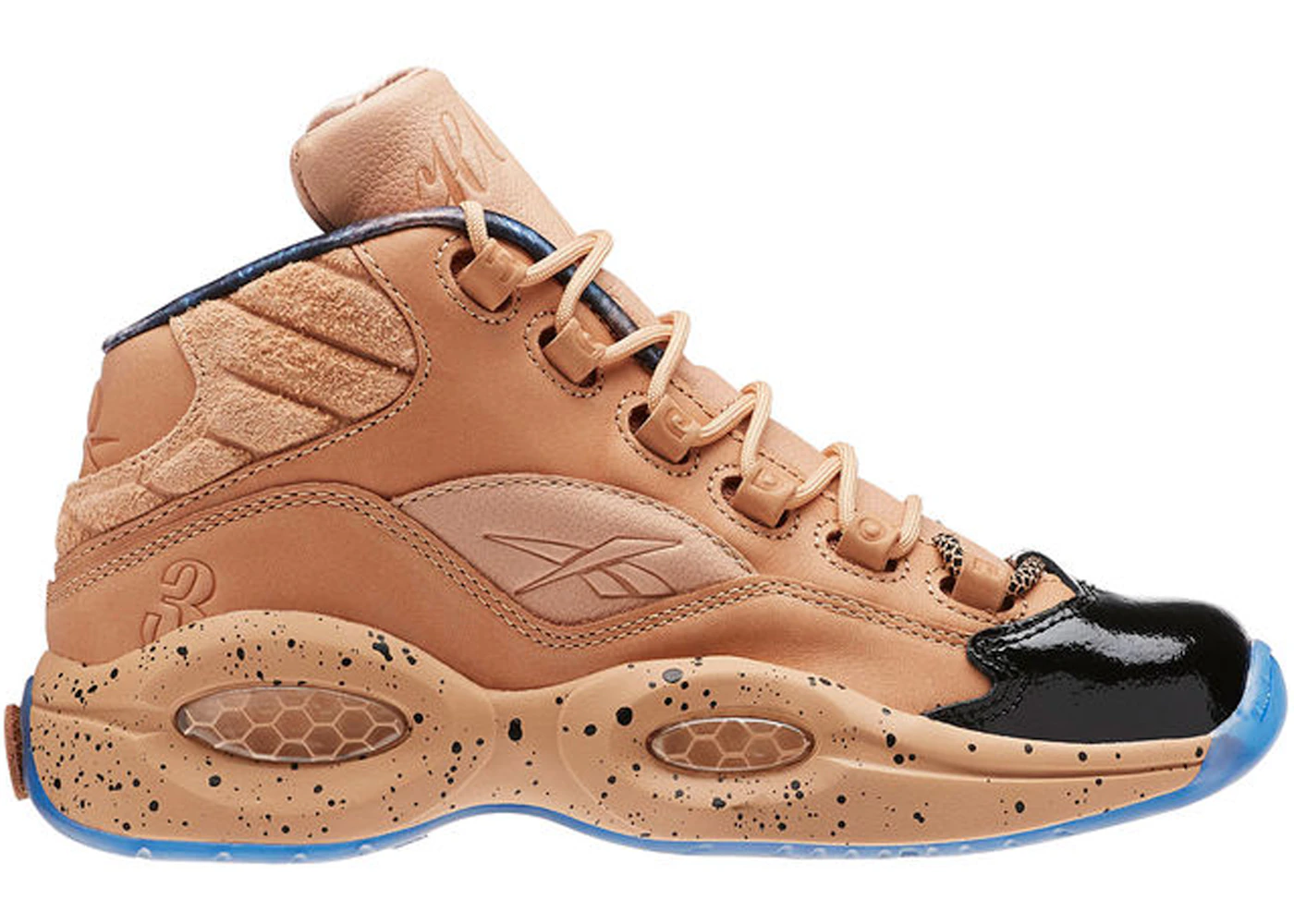 Reebok question mid best sale mujer beige