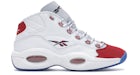 Reebok Question Mid Rojo Toe 25 Aniversario