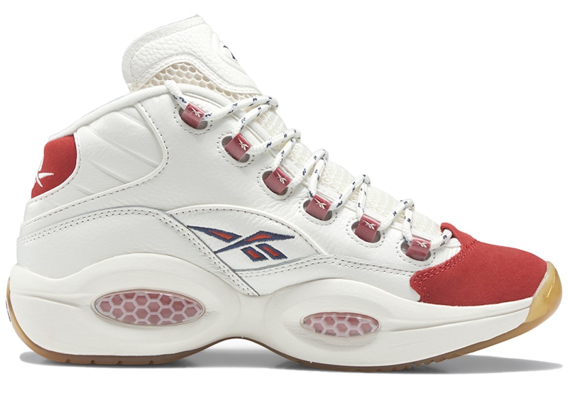 Reebok Question Mid Vintage Red Toe Men's - IG2653 - US