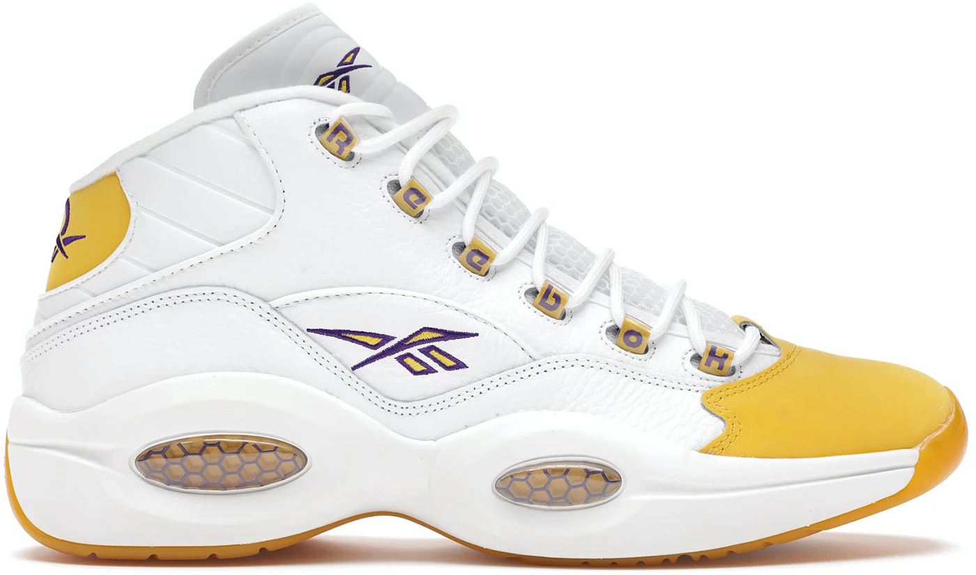 Reebok Question Mid Yellow Toe (Shoe Palace Special Box) Men's - FX4278 ...