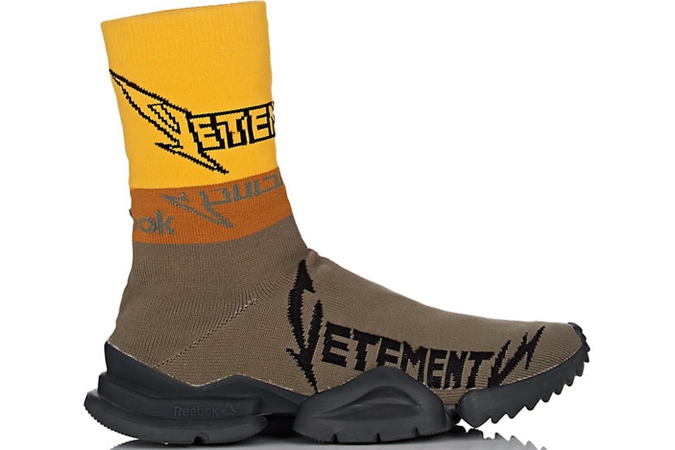 Vetements x reebok sock 2025 runner