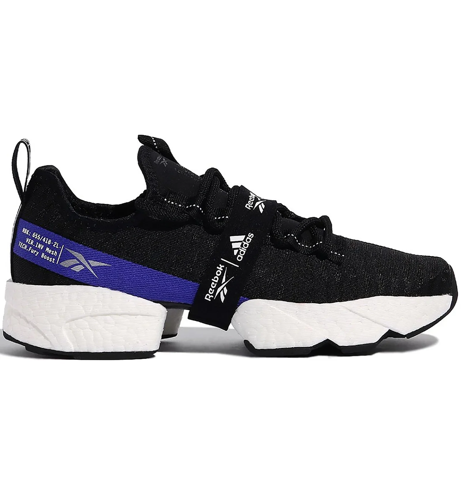 Reebok Sole Fury Boost Black White Men s FW0168 US