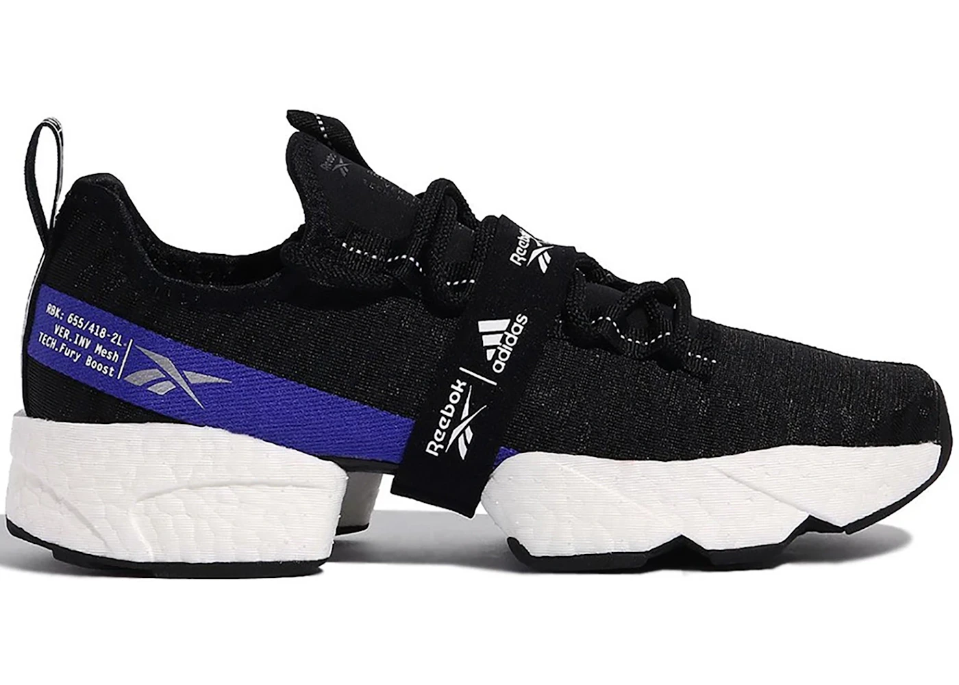 Reebok Sole Fury Boost Black White