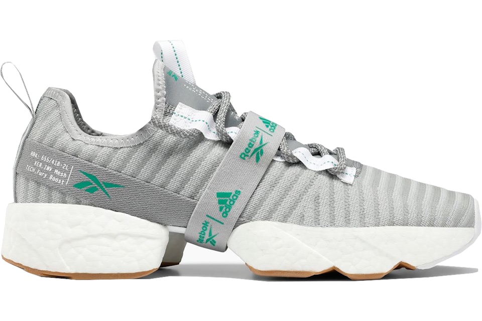 Reebok Sole Fury Boost True Grey Emerald Uomo FW0166 IT