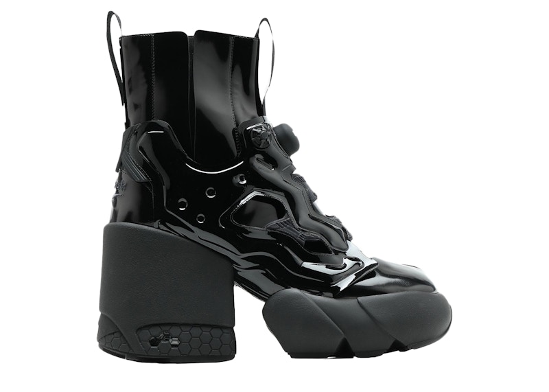 Maison Margiela◇TABI INSTA PUMP FURY/40/ブラック/エナメル-