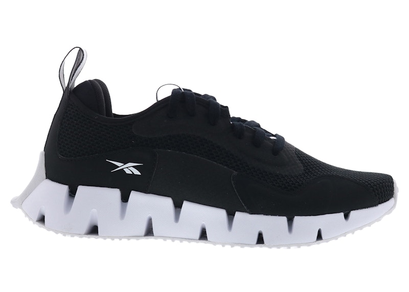 Pre-owned Reebok Zig Dynamica Cl (women's) Sneakers In Black/white