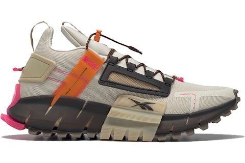 Reebok Zig Kinetica Edge Alabastro Anaranjado Rosa Hombre FV3835 ES