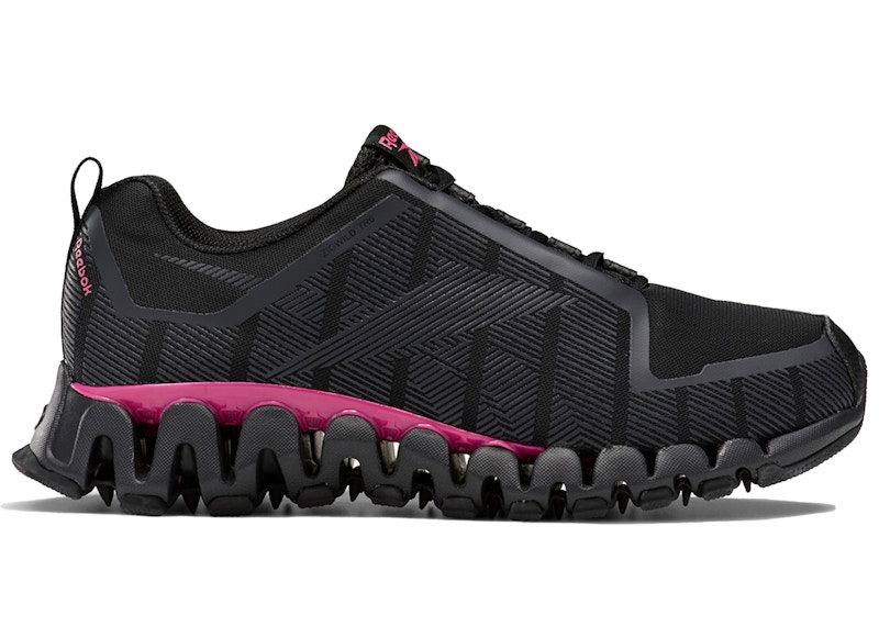 Reebok black cheap and pink