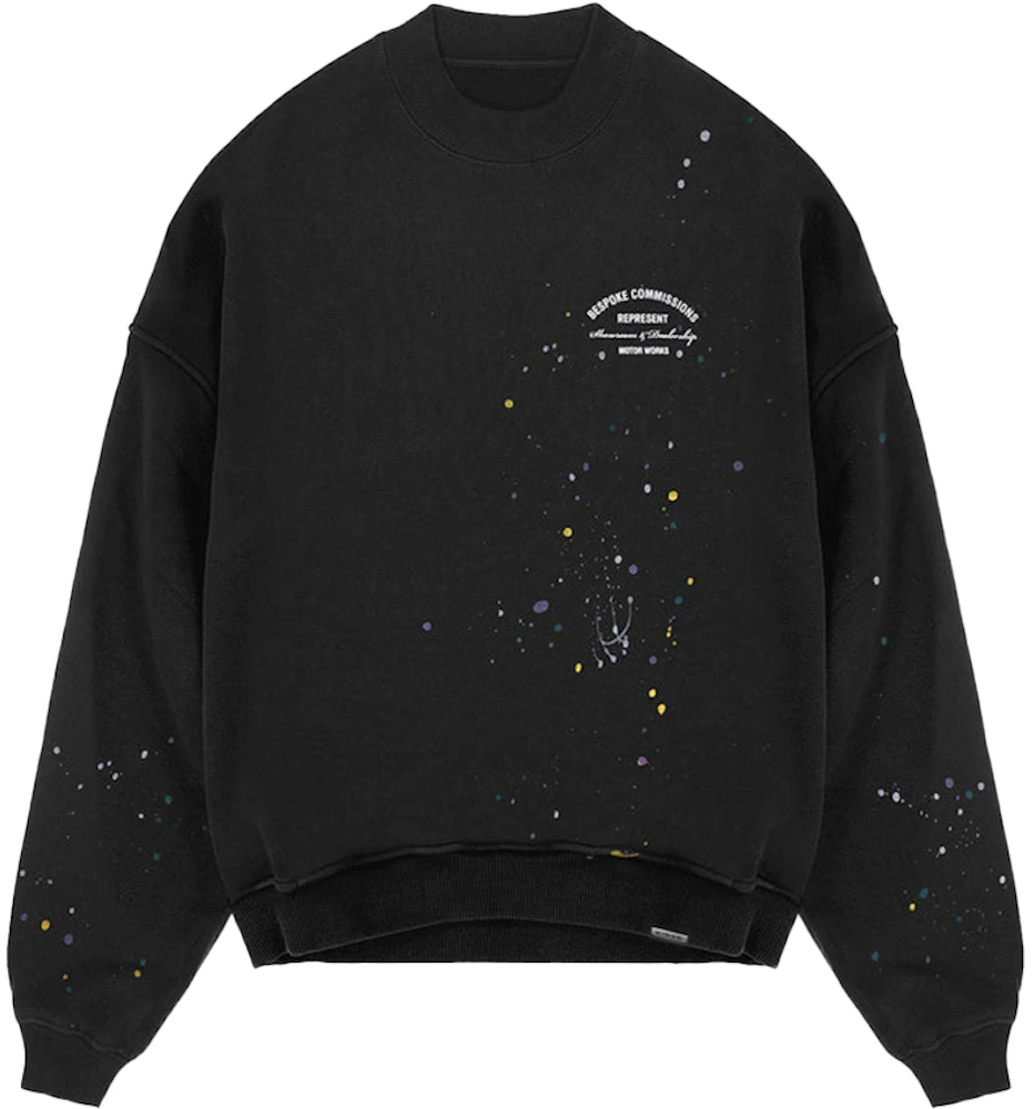 Represent Bespoke Commissions Sweater Off-Black Men's - SS22 - US