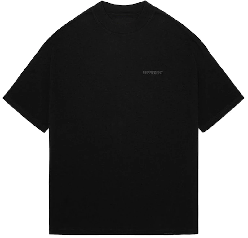 Represent Blank Oversized T-Shirt All Black - FR