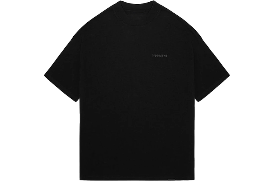 Represent Blank Oversized T-Shirt All Black