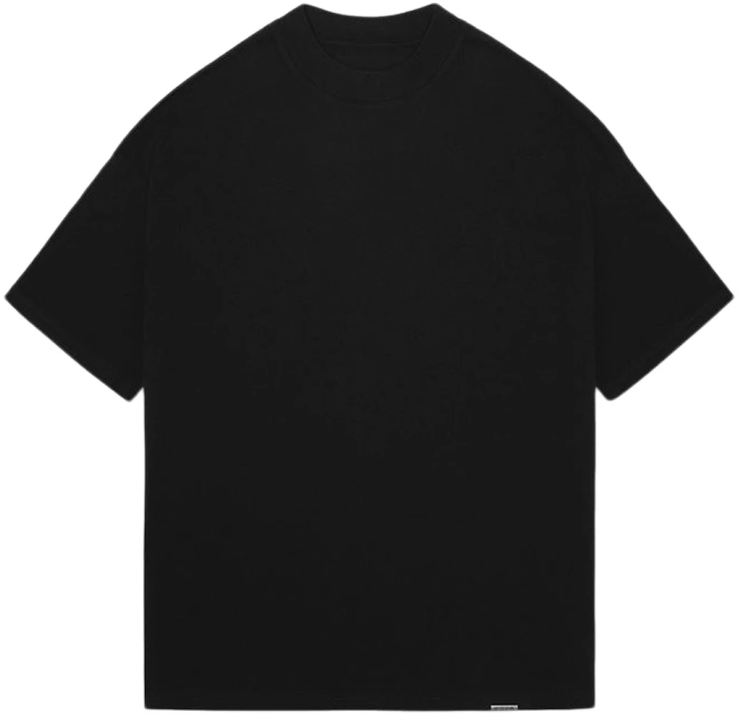Represent Blank Oversized T-Shirt Jet Black Men's - US
