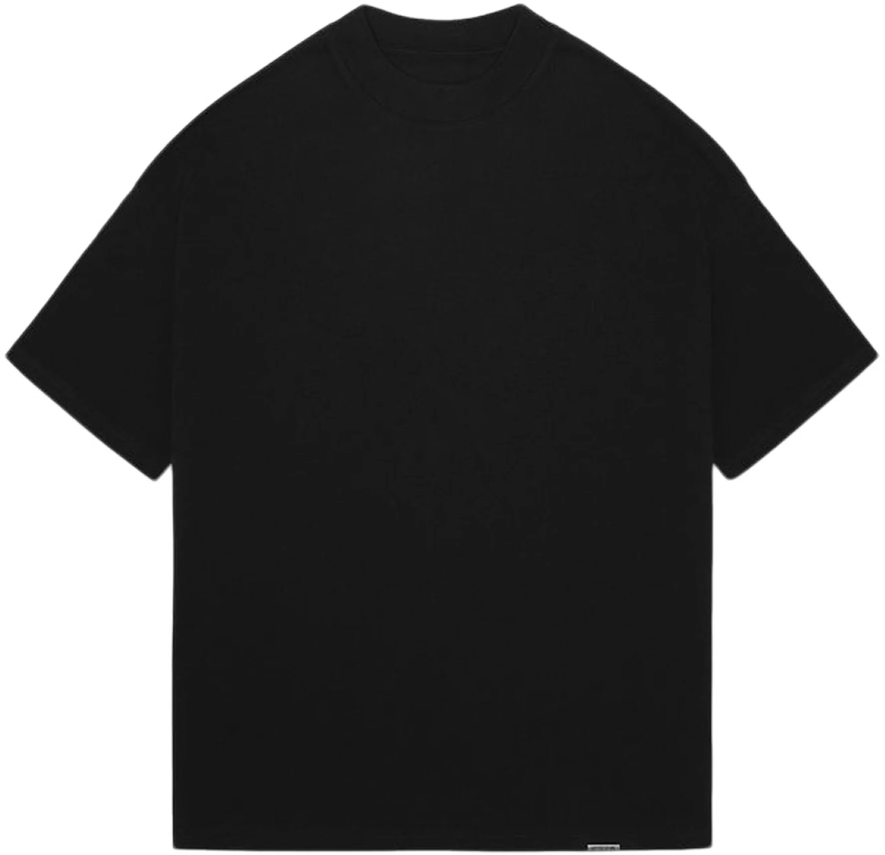 Represent Blank Oversized T-Shirt Jet Black Men's - US