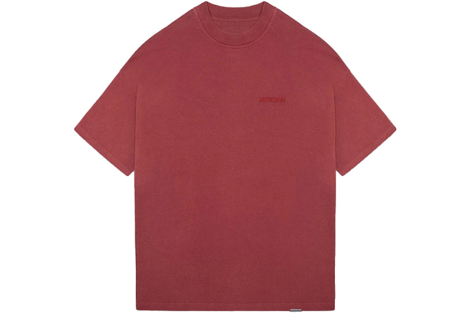 Represent Blank Oversized T-Shirt Vintage Red