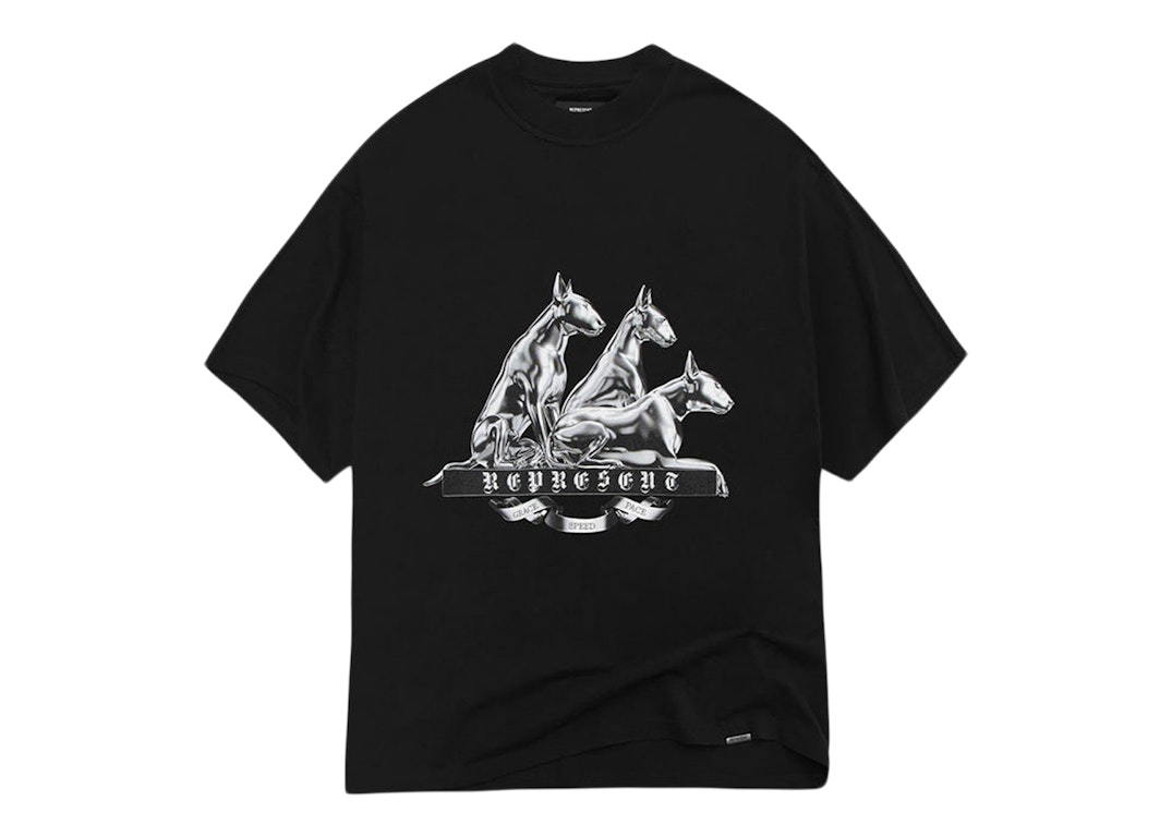 Pre-owned Represent Bullterrier T-shirt Jet Black