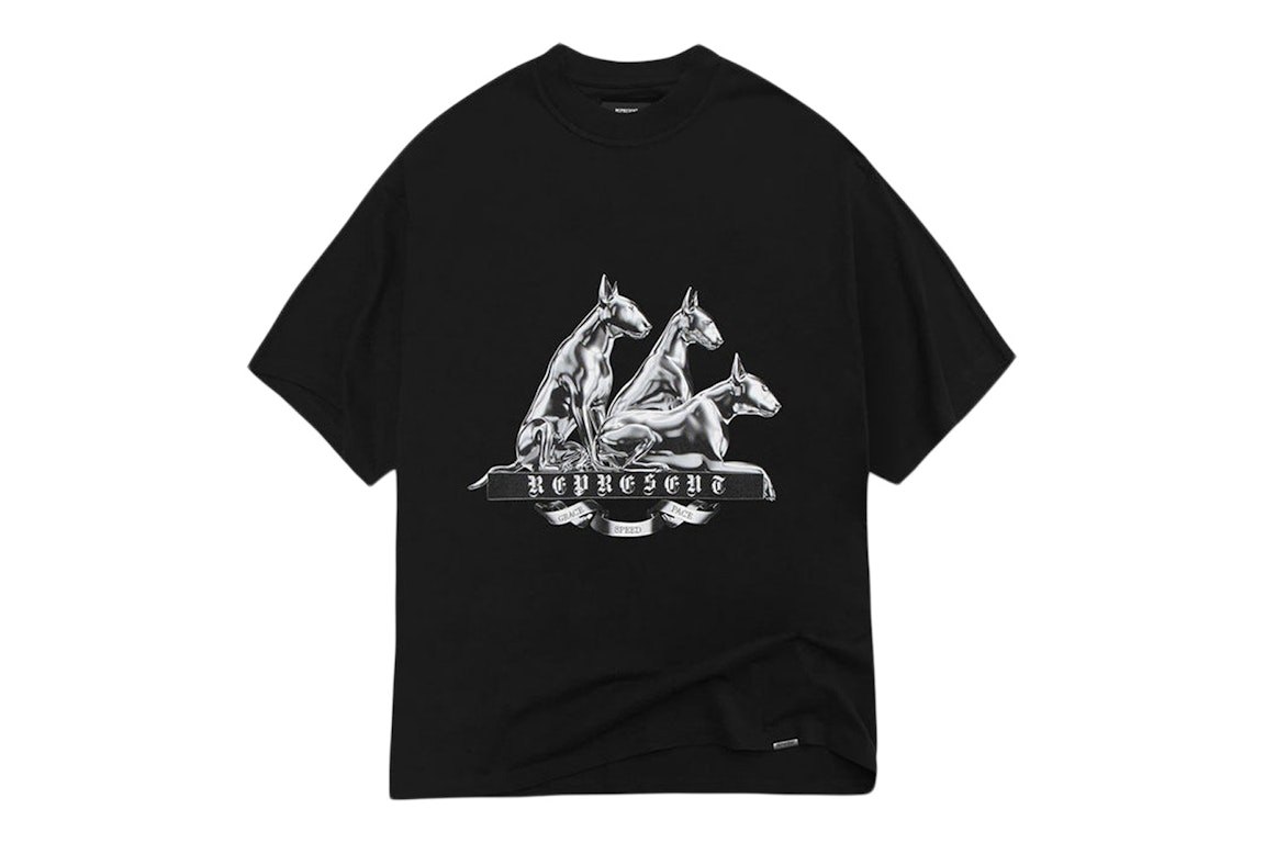 Pre-owned Represent Bullterrier T-shirt Jet Black