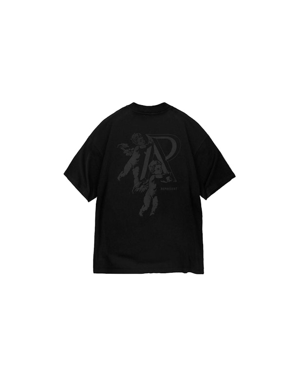 Pre-owned Represent Cherub Initial T-shirt Shirt Black