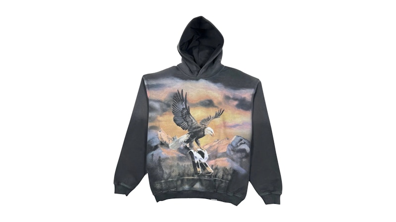 REPRESENT Pre-owned Men's Chrome Flight Hoodie In Black