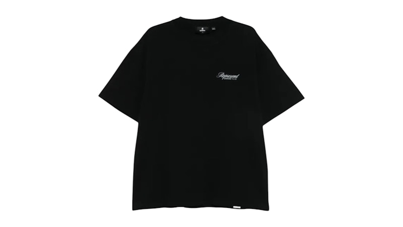 Pre-owned Represent Men's Club Script T-shirt In Black