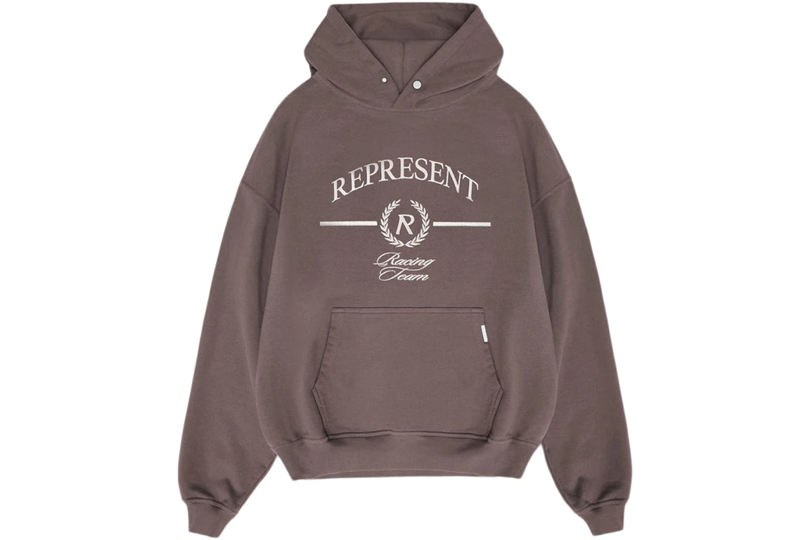 Represent Crest Hoodie Fog/White - SS23 - CN