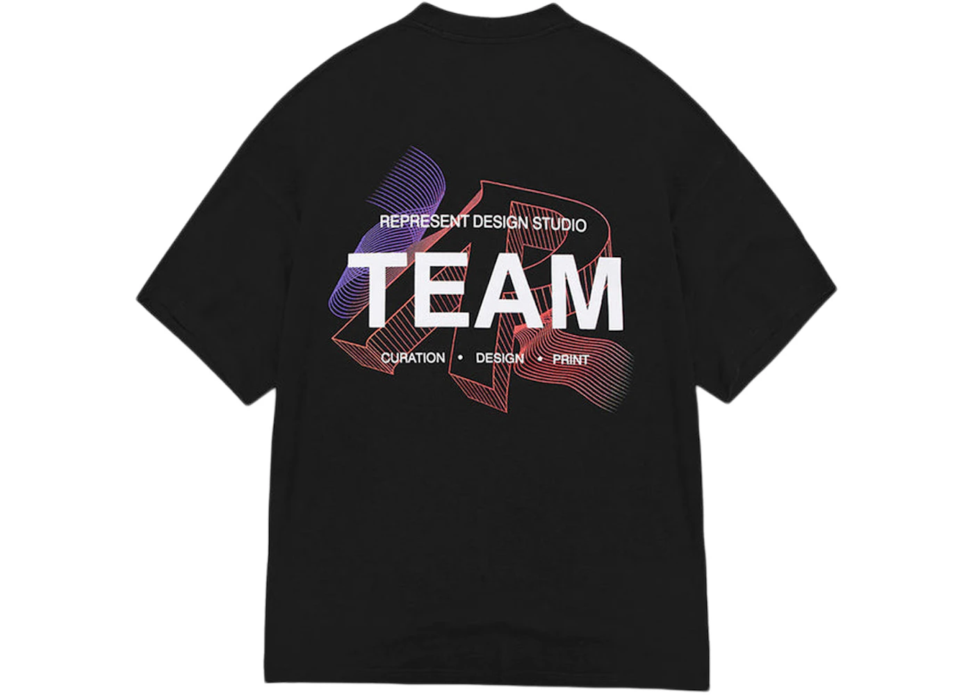 Represent Design Studios T-Shirt Black/Multi Men's - SS23 - GB