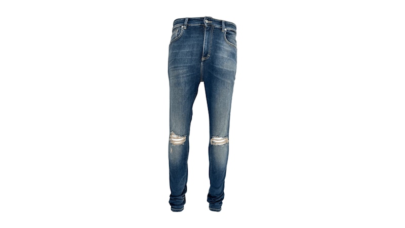 Represent Destroyer Denim Dark Blue