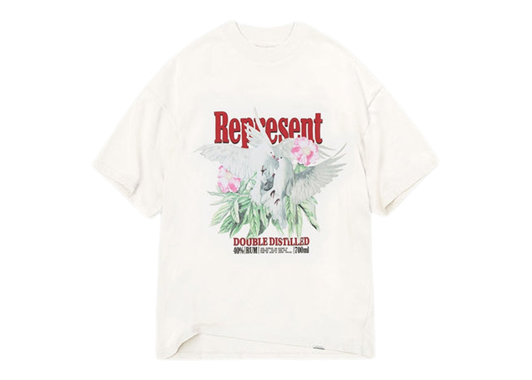 Pre-owned Represent Double Distilled T-shirt Flat White