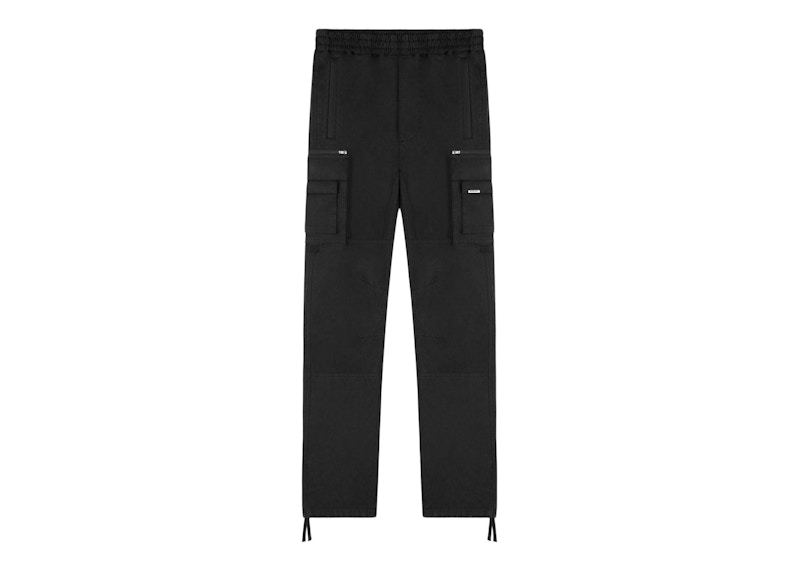 Pre-owned Represent Men's Double Side Pockets Cargo Pant In Black