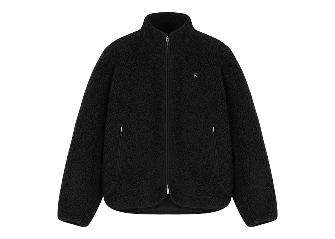 Pre-owned Represent Fleece Zip Through Jacket Black