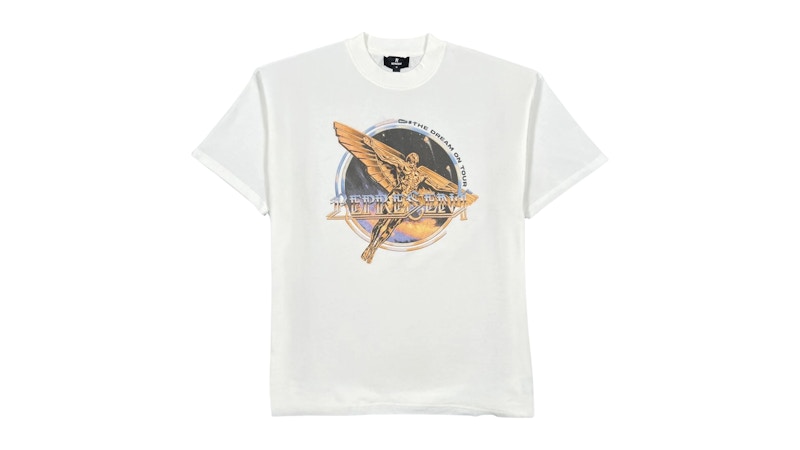 Pre-owned Represent Men's  Golden Tour T-shirt In White