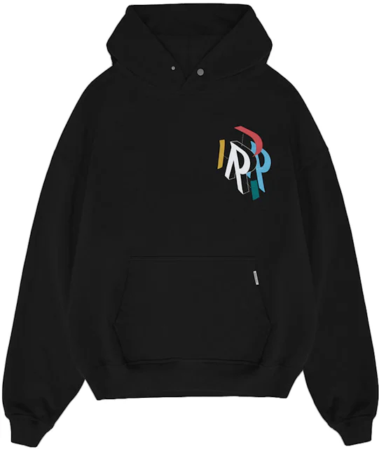 Represent Initial Assembly Hoodie Black Men's - SS23 - US