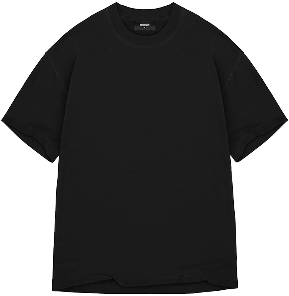 Represent Initial T-Shirt Jet Black Men's - SS23 - GB