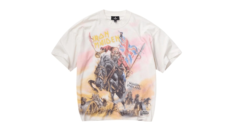 Represent Iron Maiden Steed T-shirt Flat White メンズ - FW25