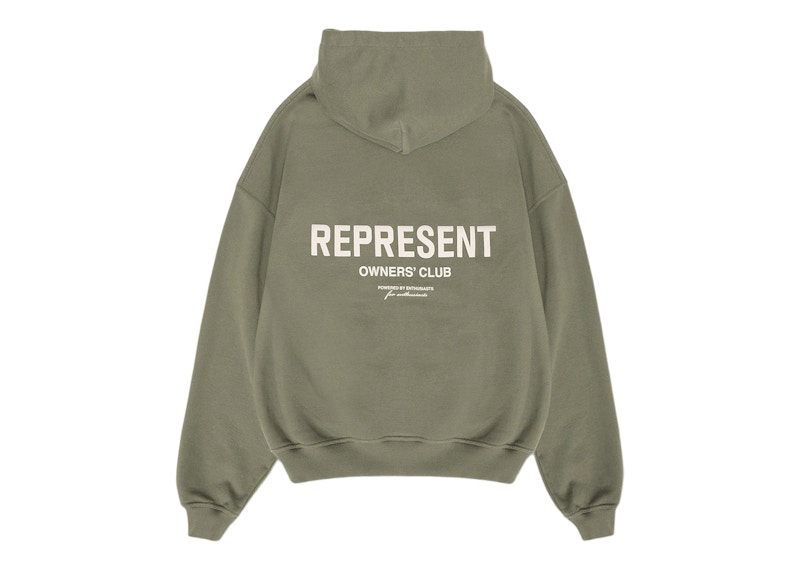 Represent Owners Club Hoodie Olive Men s FW23 US