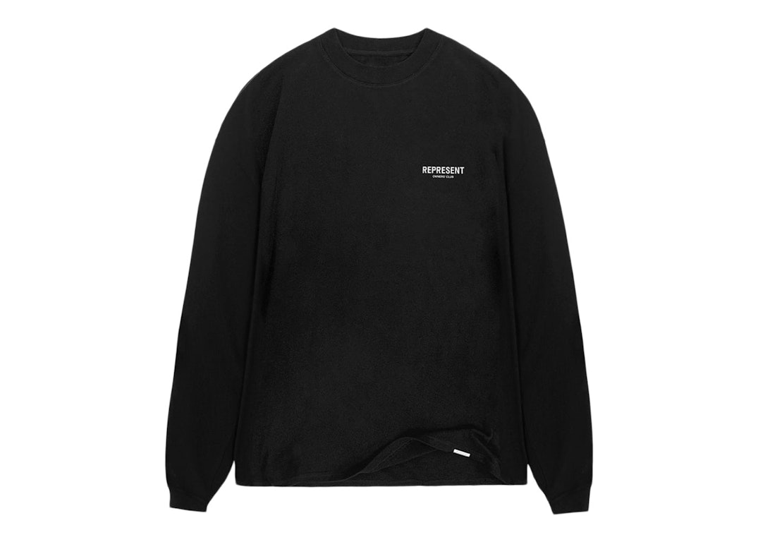 Pre-owned Represent Owners Club Long Sleeve T-shirt Black