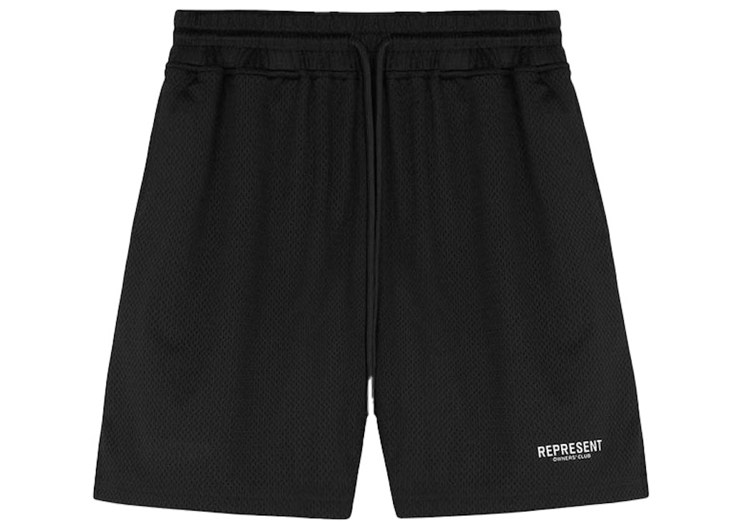 Pre-owned Represent Owners Club Mesh Shorts Black