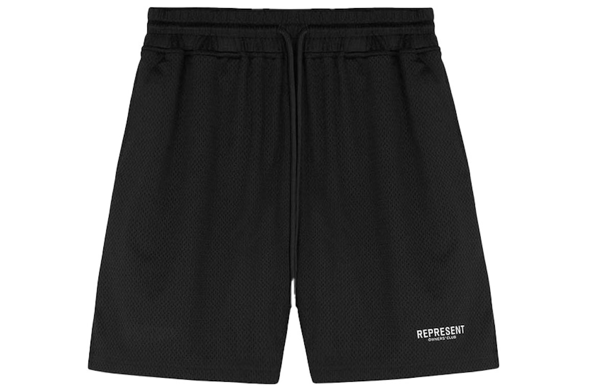 Pre-owned Represent Owners Club Mesh Shorts Black