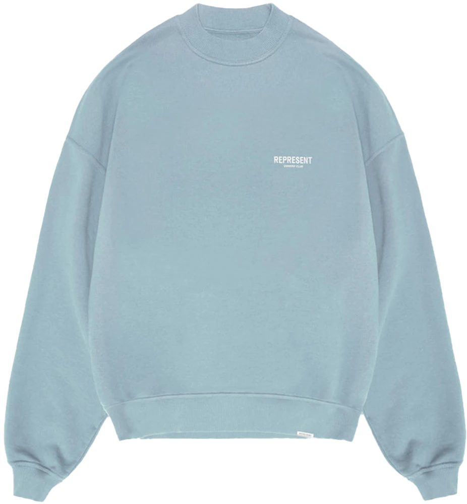 Represent Owners Club Sweater Powder Blue Men's - SS22 - US
