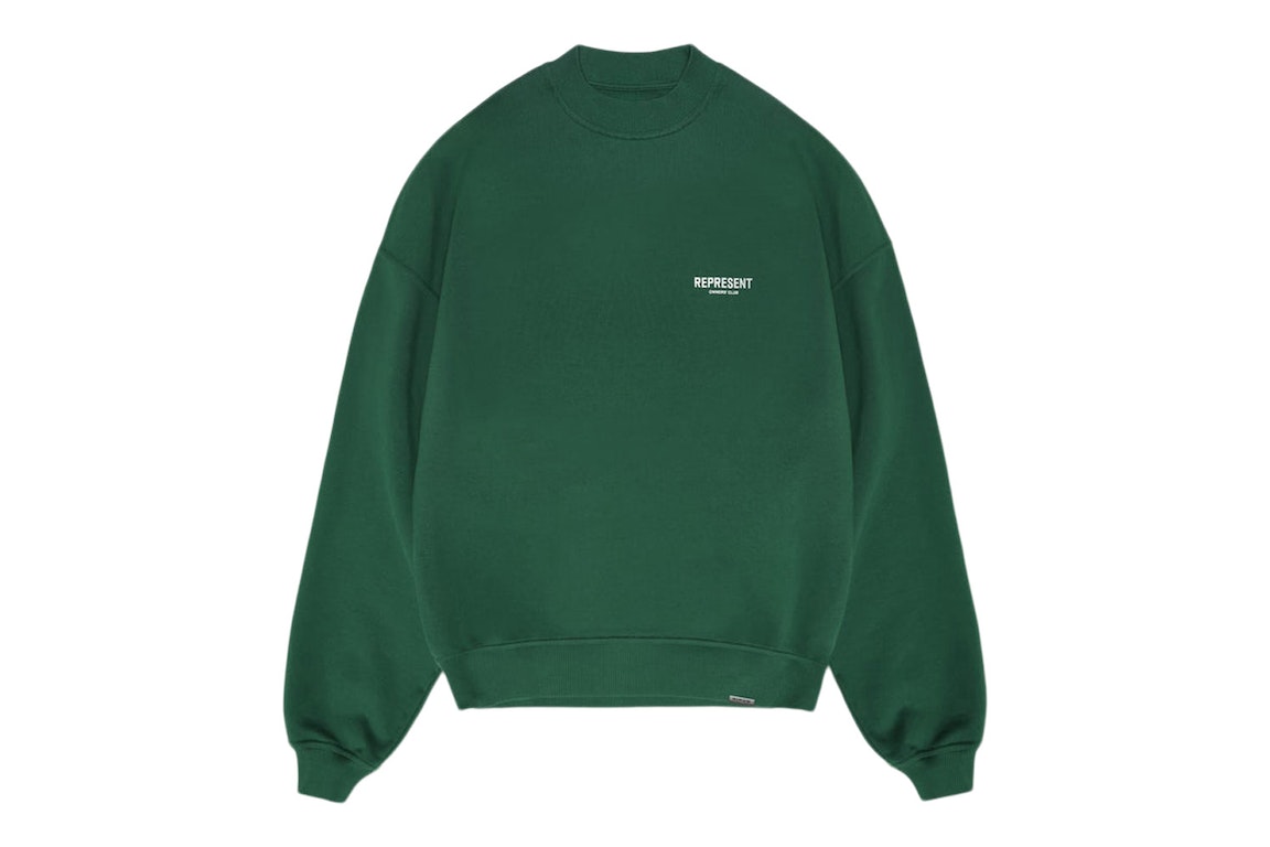 Pre-owned Represent Owner's Club Sweater Racing Green/white