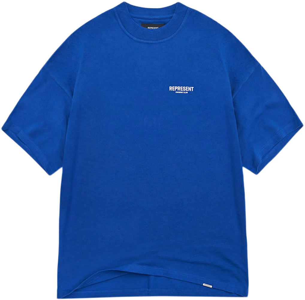 Represent Owner's Club T-Shirt Cobalt Blue/White Men's - SS22 - US