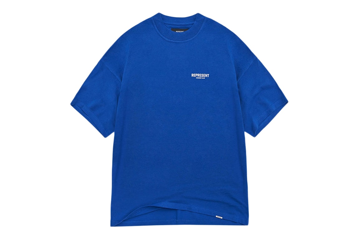 Pre-owned Represent Owner's Club T-shirt Cobalt Blue/white