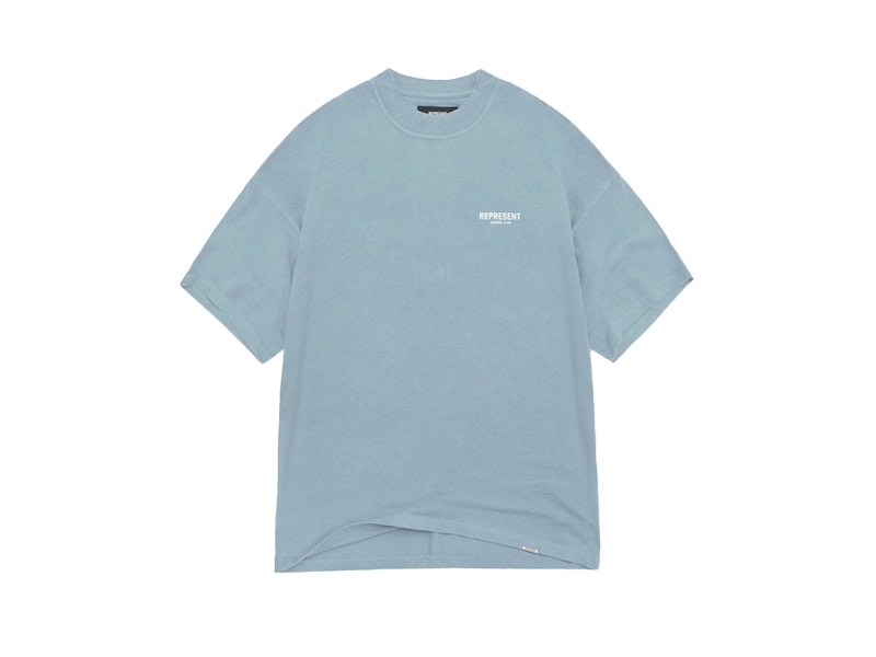 Represent Owners Club T-Shirt Powder Blue Men's - SS22 - US