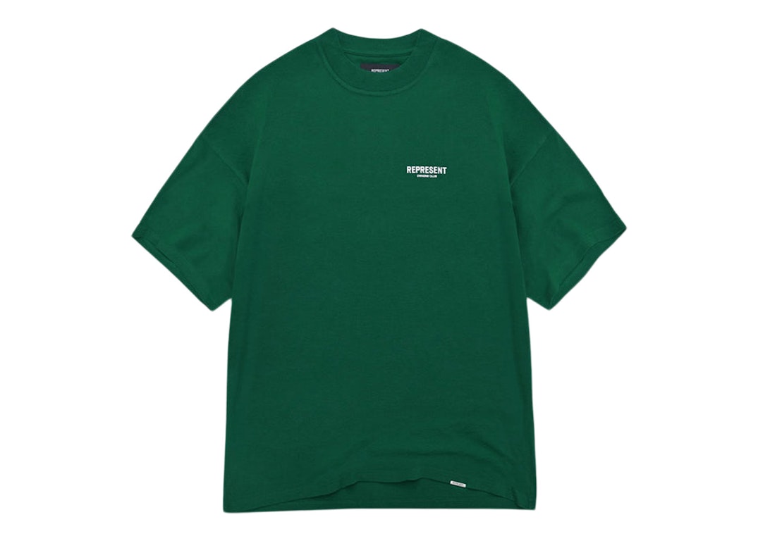 Pre-owned Represent Owner's Club T-shirt Racing Green/white
