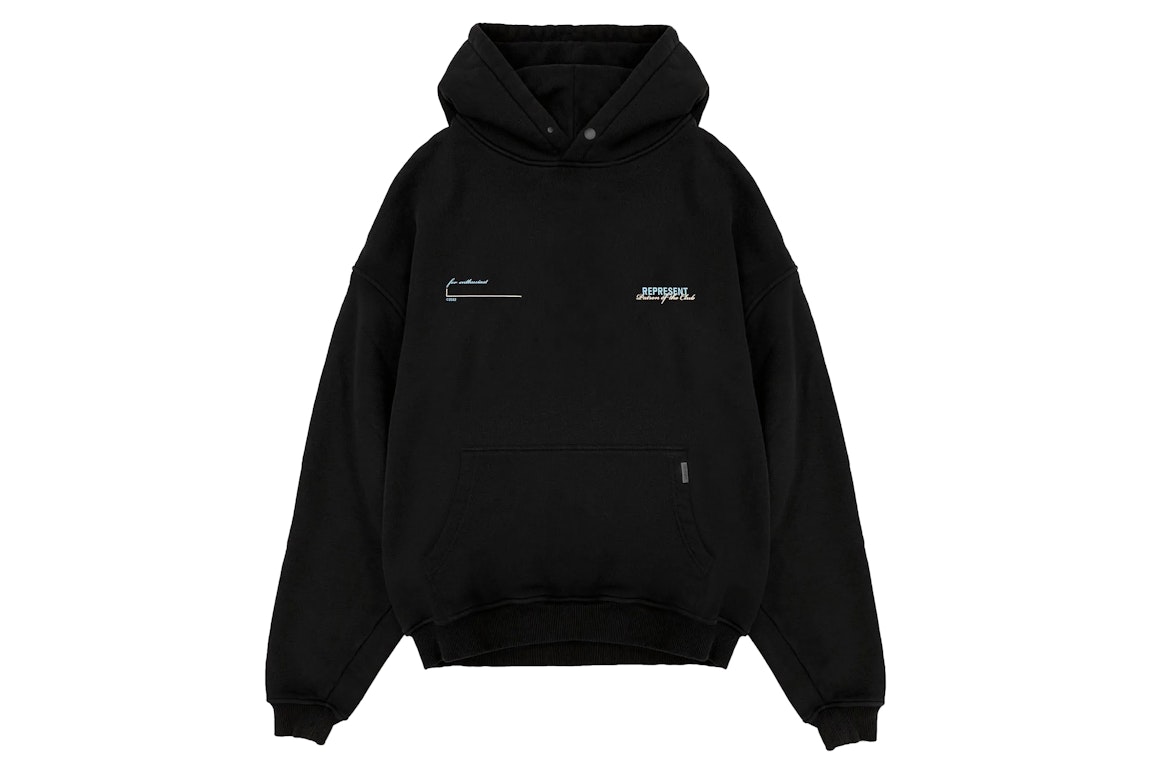 Pre-owned Represent Patron Of The Club Hoodie Black