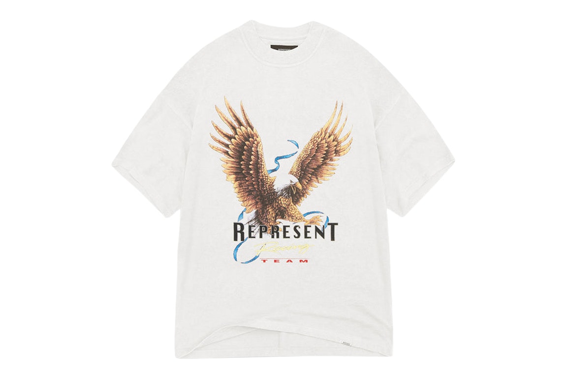 Pre-owned Represent Racing Team Eagle T-shirt Flat White